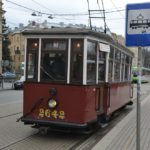 Retro tram St Petersburg