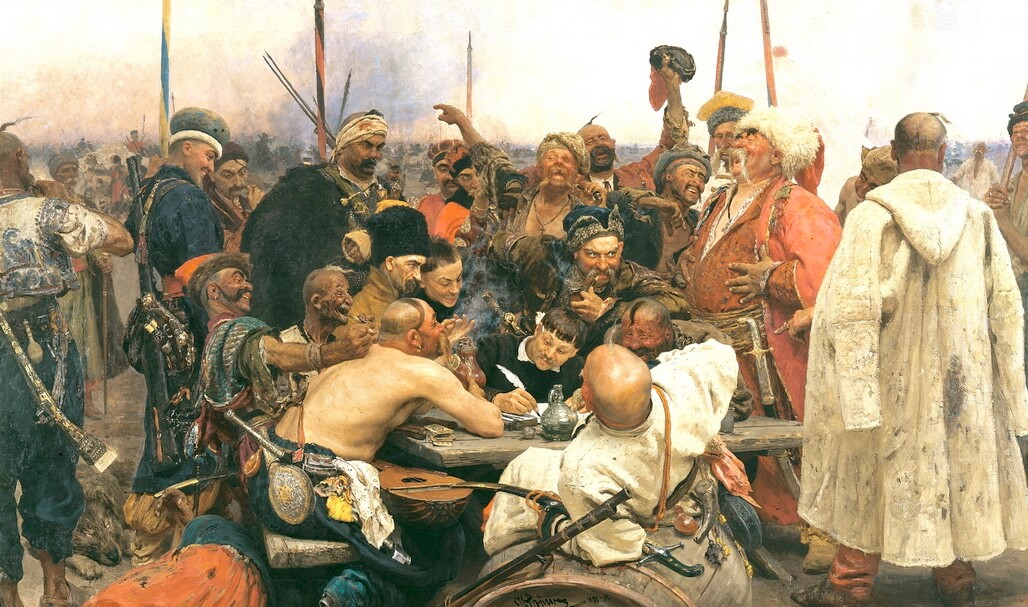 Reply of the Zaporozhian Cossacks to Sultan - Ilya Repin