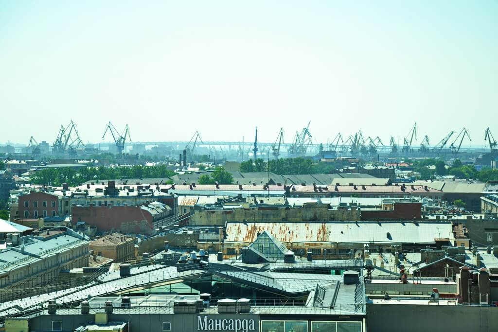The port of St. Petersburg