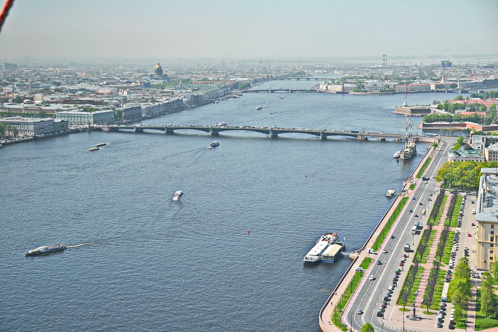 The Neva and the most visited tourist places