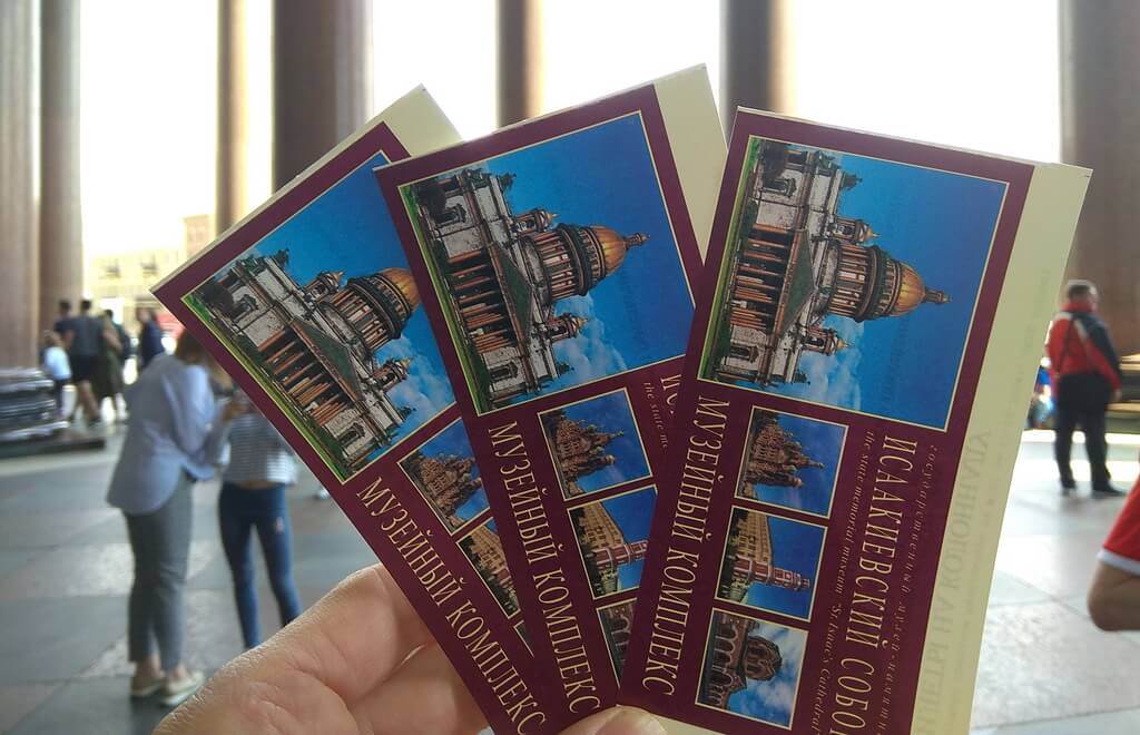 Tickets to the St. Isaac Cathedral