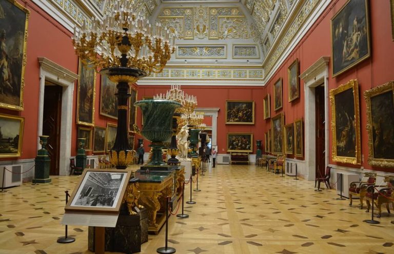 The Hermitage museum launched virtual tours in different languages