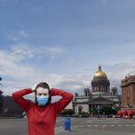 Wearing Face Mask in St Petersburg