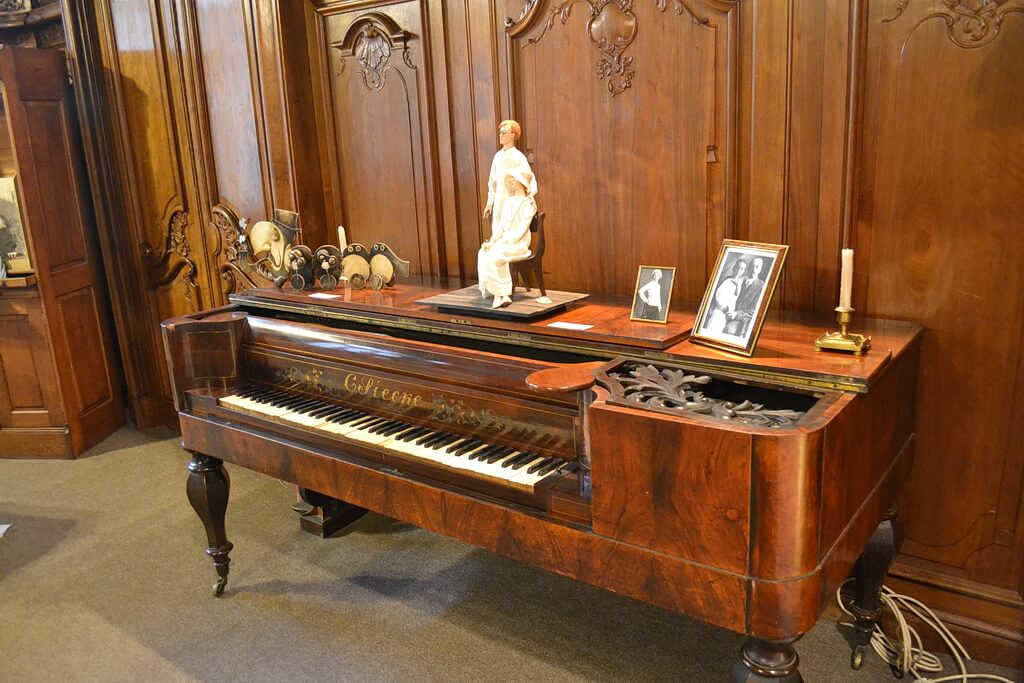Musical instrument in Nabokov’s apartment